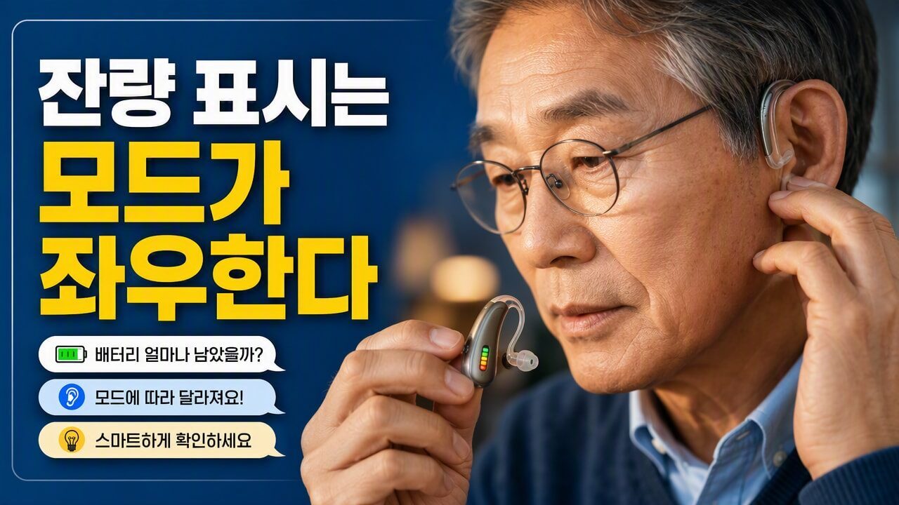 보청기 배터리 잔량이 갑자기 빨리 닳는 경우, 정상 방전과 구분하는 체크포인트 7가지