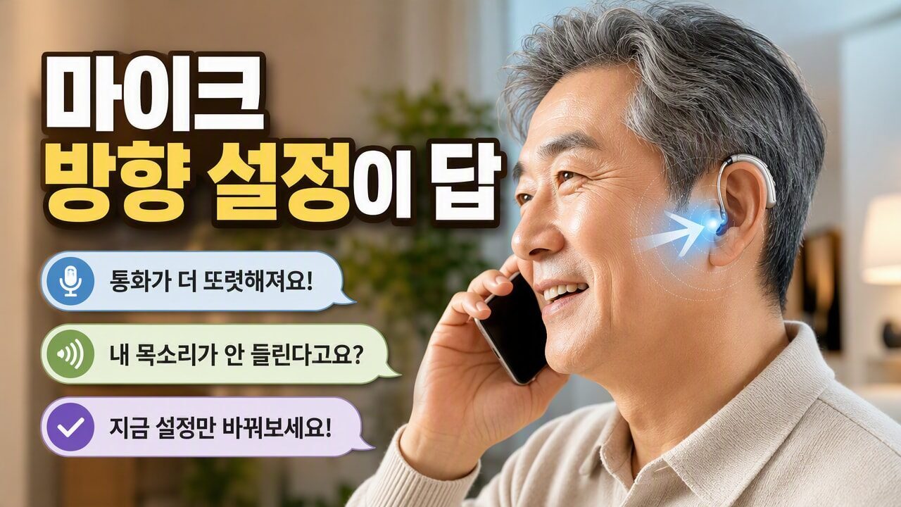 보청기 전화통화에서 내 목소리는 또렷한데 상대 목소리만 작게 들릴 때, 설정에서 찾아볼 4가지